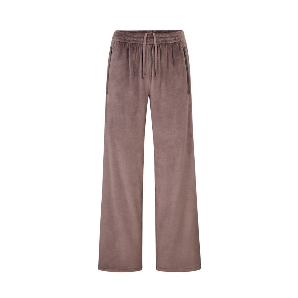 CT1071a NWT SKIMS VELOUR TRACK PANT-AMETHYST 2X, L